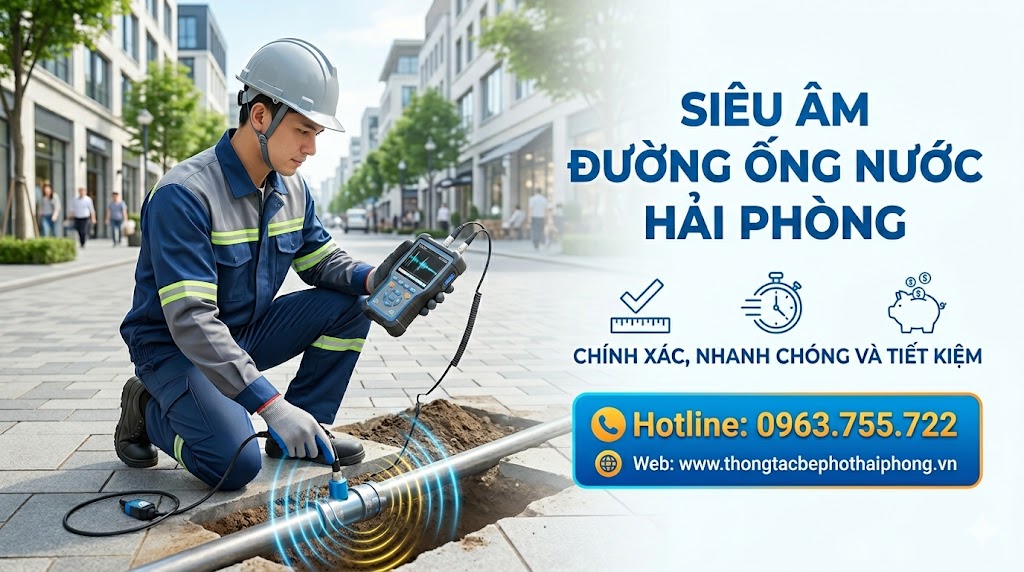 Đường Ống Nước Bị Rò Rỉ? Công Nghệ Siêu Âm Giúp Tìm Chính Xác Tại Hải Phòng