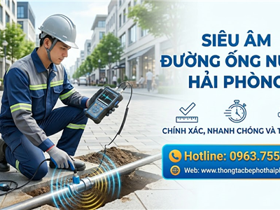 Đường Ống Nước Bị Rò Rỉ? Công Nghệ Siêu Âm Giúp Tìm Chính Xác Tại Hải Phòng