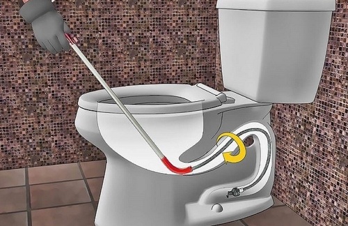 dây lò xò thông bồn cầu