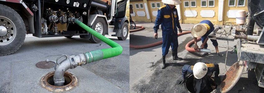 Bồn cầu bị tắc do bể phốt quá tải