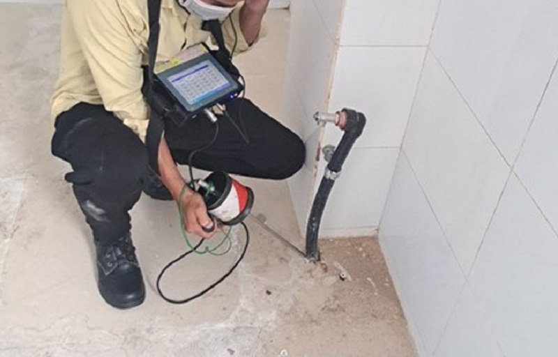 Máy dò rò rỉ nước chuyên dụng giúp phát hiện chính xác vị trí rò rỉ mà không cần đục phá