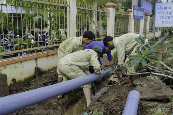 Xác định vị trí đường ống nước âm bị dò rỉ