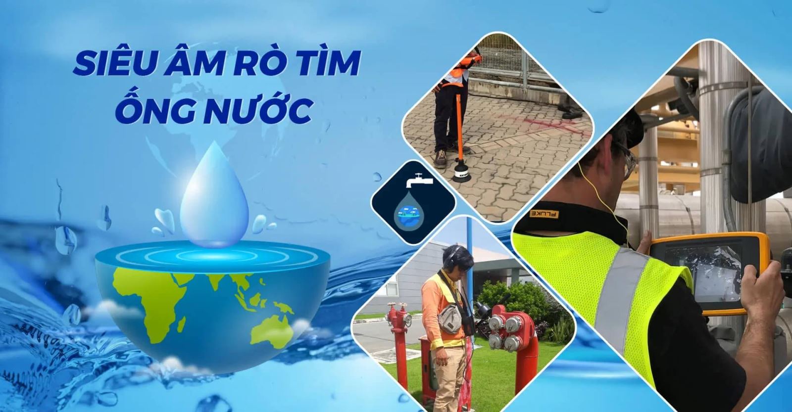 Thiết bị dò nước rò ngầm công nghệ cao được sử dụng tại công trình dân dụng ở Hải Phòng năm 2025