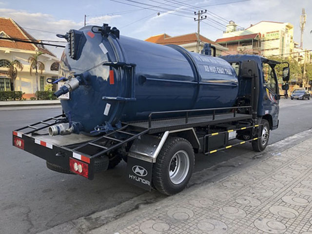 Quy trình hút bể phốt sạch sẽ, đảm bảo không gây ô nhiễm môi trường