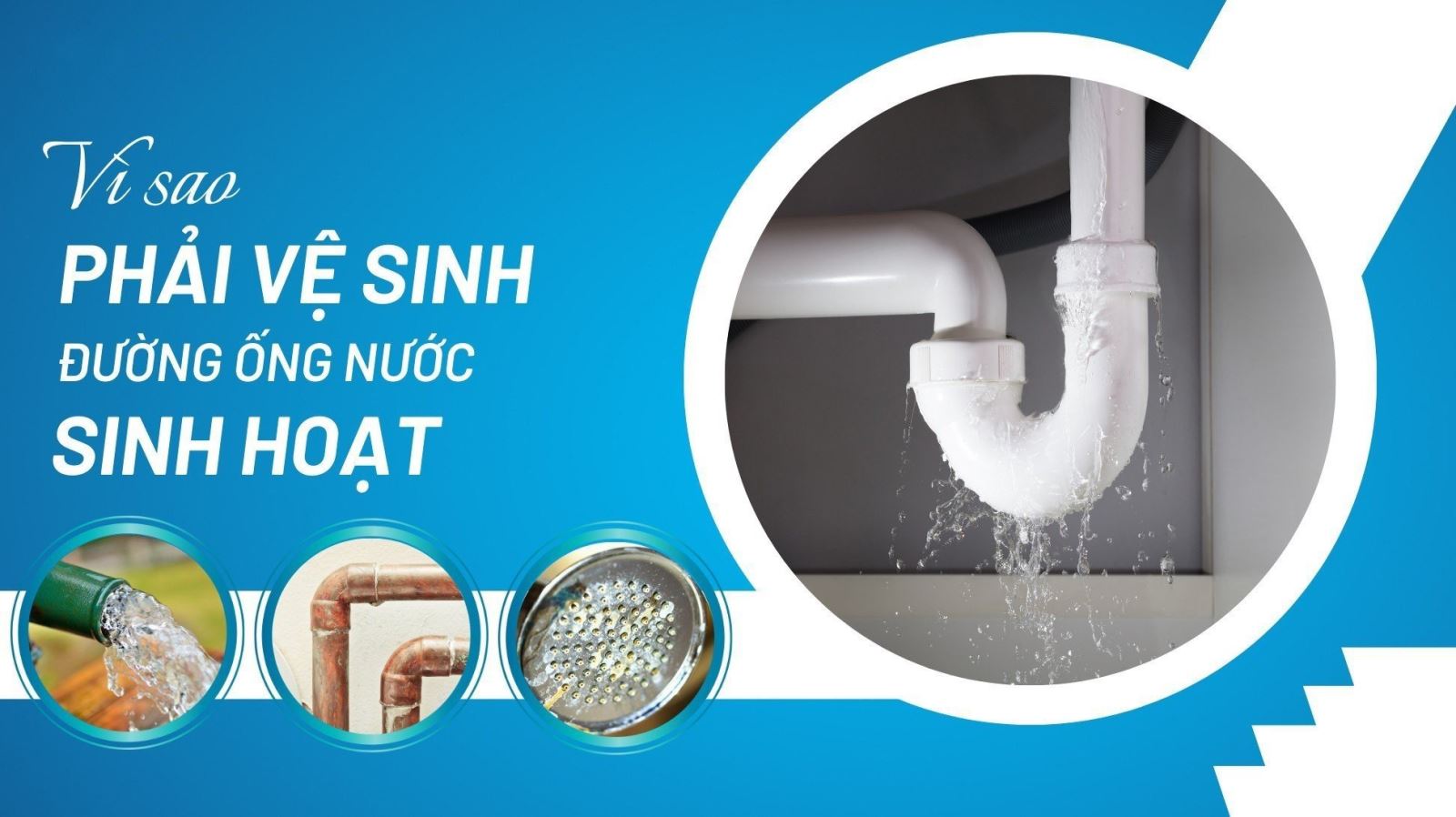 Dịch vụ vệ sinh súc rửa đường ống nước cấp gia đình cam kết làm sạch đến 99,9%