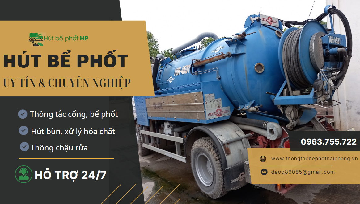 Giá hút bể phốt tại Hải Phòng là bao nhiêu?