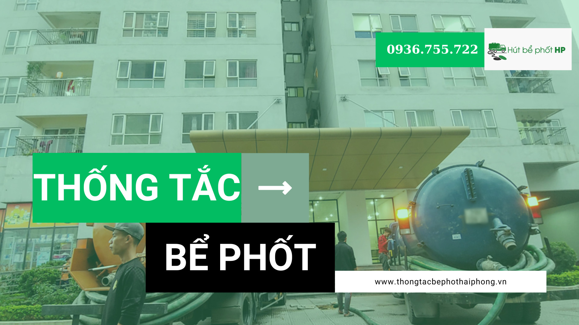 Dịch vụ hút bể phốt chuyên nghiệp tại Hải Phòng, phục vụ 24/7