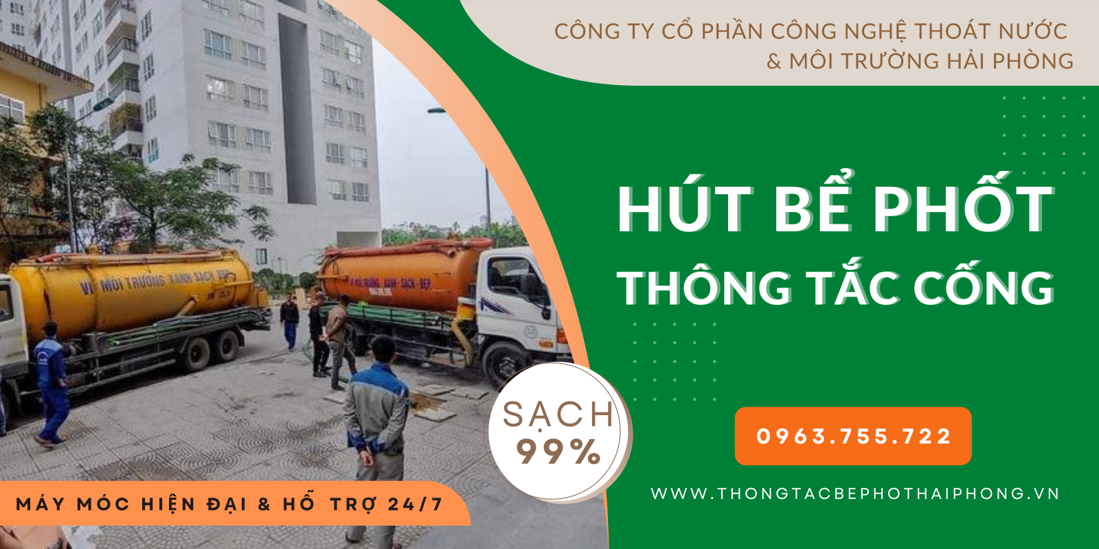 Chuyên Gia Thông Tắc Cống Hải Phòng – Dịch Vụ Nhanh Gọn, Giá Cạnh Tranh