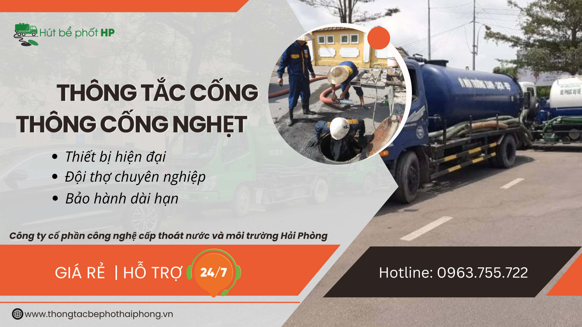 Hút bể phốt tại Hải Phòng | UY TÍN - GIÁ RẺ - CHUYÊN NGHIỆP 2025