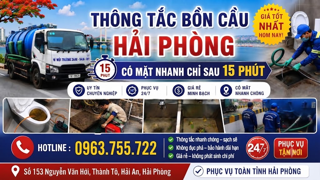 Dịch Vụ Hút Bể Phốt Giá Rẻ Mới Update 2026 – Báo Giá Minh Bạch, Có Mặt Nhanh 24/7