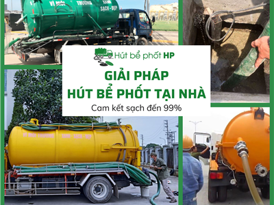 Giải pháp hút bể phốt tại nhà, cam kết sạch đến 99%