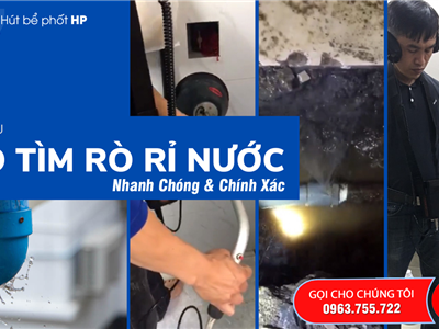 Đơn vị dò tìm đường ống nước vỡ ngầm tại Hải Phòng | CHUYÊN NGHIỆP - GIÁ TỐT