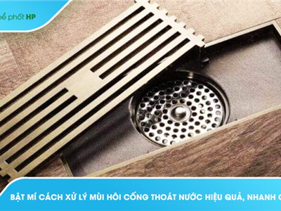 Bật mí cách xử lý mùi hôi cống thoát nước hiệu quả, nhanh chóng
