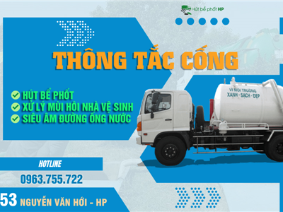 Báo giá hút bể phốt tại Hải Phòng | Giá rẻ - Chuyên nghiệp - Chất lượng