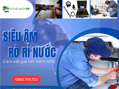 Dịch vụ dò tìm rò rỉ nước tại Hải Phòng - Giá siêu tiết kiệm - Hạn chế đục phá
