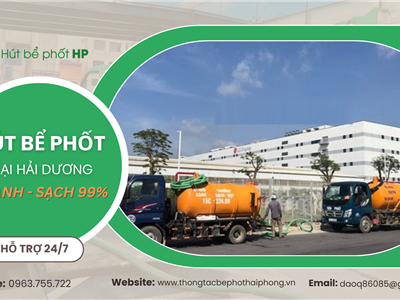 Hút Bể Phốt Tại Hải Dương GIÁ RẺ NHẤT | CÓ TÂM & UY TÍN