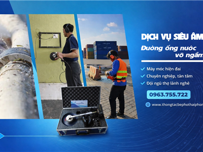 Báo Giá Dò Tìm Sửa Chữa Đường Ống Nước Bị Rò Rỉ Tại Cát Hải 2026