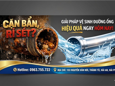 Cặn Bẩn, Rỉ Sét? Giải Pháp Vệ Sinh Đường Ống Hiệu Quả Ngay Hôm Nay