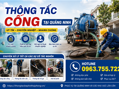 Dịch Vụ Thông Tắc Cống Tại Quảng Ninh: Uy Tín, Chuyên Nghiệp, Xử Lý Nhanh Chóng 24/7